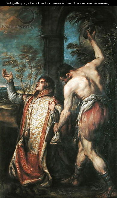 The Martyrdom of St. Stephen - Diego Polo
