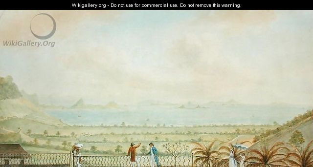 View in the Lesser Antilles, c.1785 - Nicholas Pocock
