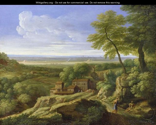 Classical landscape 2 - Gaspard Dughet Poussin