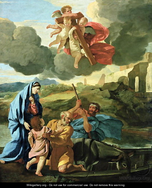 The Return of the Holy Family from Egypt - Nicolas Poussin