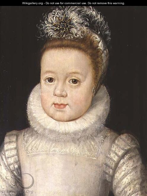 Portrait of a child, said to be Louis XIII 1601-43, c.1604 - Frans, the Younger Pourbus