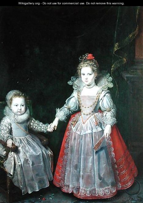 Philippe Emmanuel de Croy and his Sister Marie - Frans, the Younger Pourbus