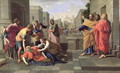 The Death of Sapphira - Nicolas Poussin