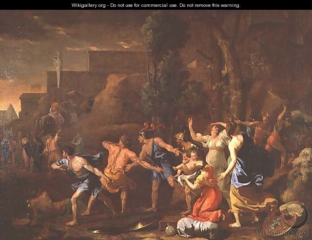 The Saving of the Infant Pyrrhus, 1634 - Nicolas Poussin