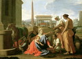 The Rest on the Flight into Egypt - Nicolas Poussin