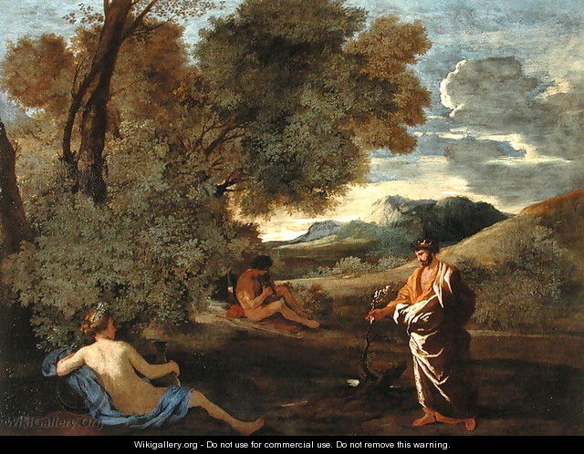 Landscape with Numa Pompilius and the Nymph Egeria, 1624-27 - Nicolas Poussin