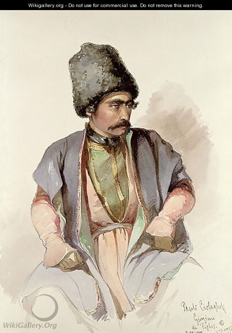 Paul - A Georgian from Tiflis, 1852 - Amadeo Preziosi