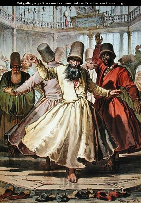 Dancing Dervishes, 1857 - Amadeo Preziosi
