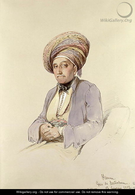 Hanna - A Greek from Antioch, 1852 - Amadeo Preziosi