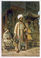 The Barber, from Souvenir of Cairo, 1862 - Amadeo Preziosi