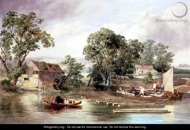 Taverham Paper Mill, Norfolk, 1839 - Alfred Priest
