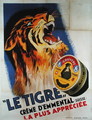 Poster advertising Le Tigre Swiss cheese from Emmental, 1931 - G. Preux