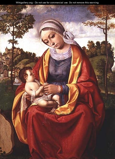 The Virgin and Child - Andrea Previtali