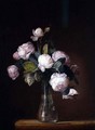 Roses on a Stone Ledge - Jean-Louis Prevost