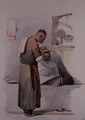 A Barber, c.1855 - Amadeo Preziosi