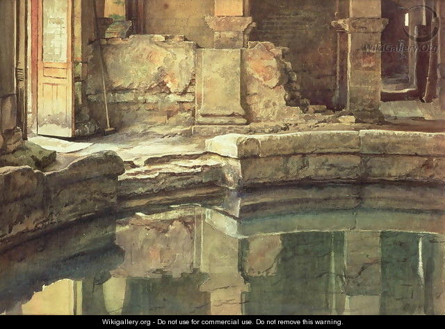 The Roman Circular Bath at Bath - Sir Edward John Poynter