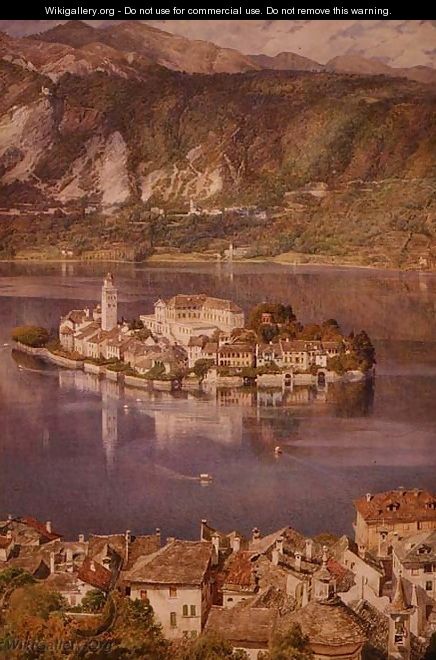 Isola San Giulio, Lake Orta, 1898 - Sir Edward John Poynter