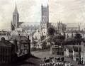 Lincoln Cathedral from the South - Augustus Charles Pugin