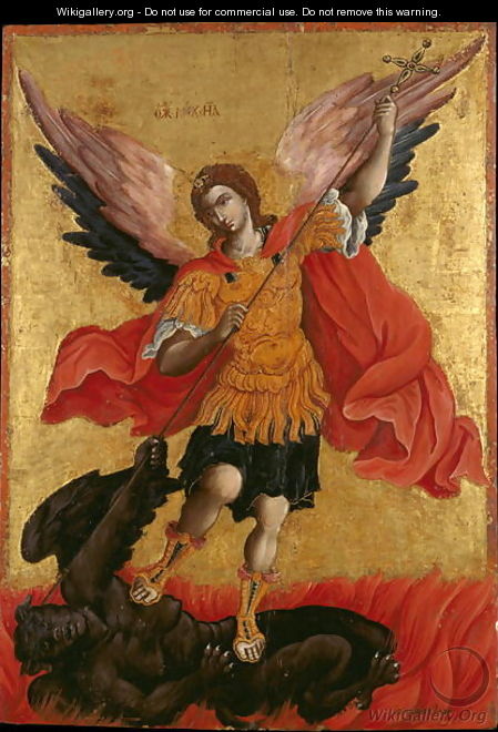Icon of the Archangel Michael - Theodoros Pulakis