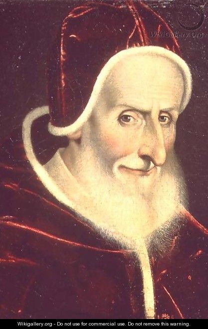 Portrait of Pope Pius V Michele Ghislieri 1504-72 1576-80 - Scipione Pulzone