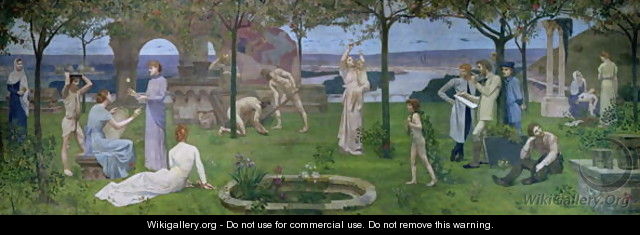 Between Art and Nature, 1890 - Pierre-Cecile Puvis de Chavannes