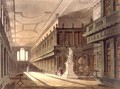 Interior of the Library of All Souls College, illustration from the History of Oxford, engraved by J. Bluck fl.1791-1831 pub. by R. Ackermann, 1814 - (after) Pugin, Augustus Charles