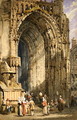 The Porch, Rheims Cathedral, c.1840 - Samuel Prout
