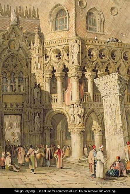 The Doges Palace, Venice - Samuel Prout