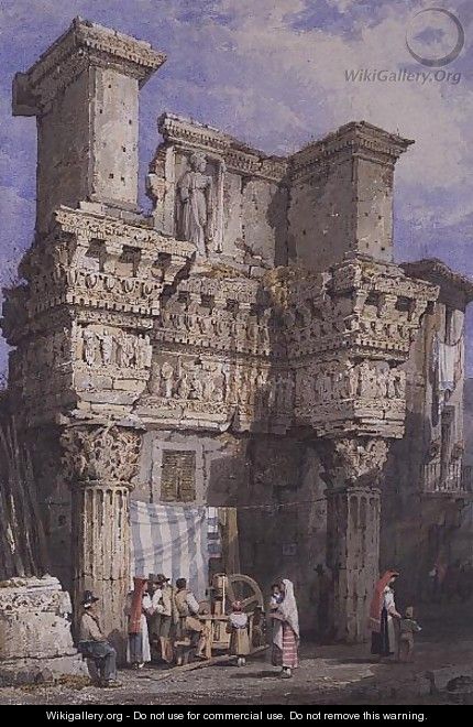 Forum of Nerva, Rome - Samuel Prout