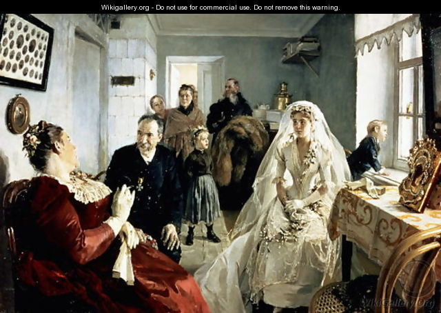 Before the Wedding, 1880s - Illarion Mikhailovich Pryanishnikov