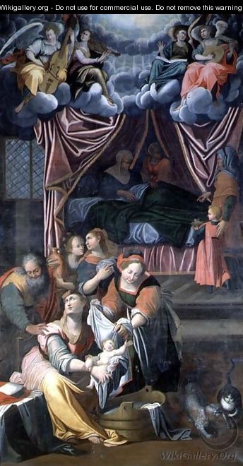 The Birth of the Virgin - Camillo Procaccini