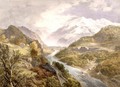 The Derwent River and Borrowdale, from The English Lake District, 1853 - James Baker Pyne