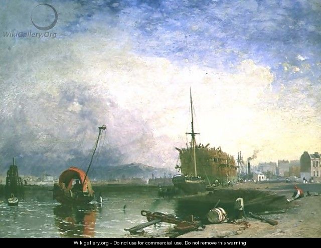 Recollections of Bristol Harbour - James Baker Pyne