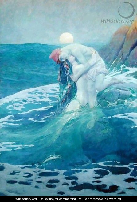 The Mermaid, 1909 - Howard Pyle