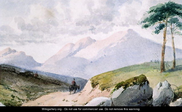 Mountainous Landscape - John Ruskin