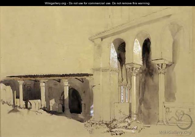 The Great Square at Torcello, 1850 - John Ruskin