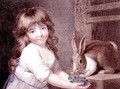 The Favourite Rabbit, engraved and pub. by Charles Knight 1743-c.1826 1792 - (after) Russell, John