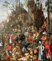 Martyrdom of the Ten Thousand, copy of a painting by Albrecht Durer, 1653 - Johann Christian Ruprecht