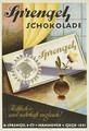 German advertisement for Sprengel chocolate, produced by B Sprengel und Co., Hannover, 1924 - Richard Rump