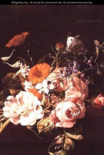 Vase of Flowers, 1695 - Rachel Ruysch