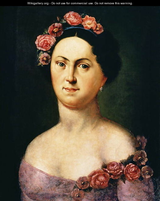 Portrait of Avdotia Istomina, 1830s - Anonymous Artist
