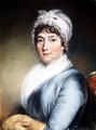 Portrait of a lady wearing a lace bonnet - John Russell
