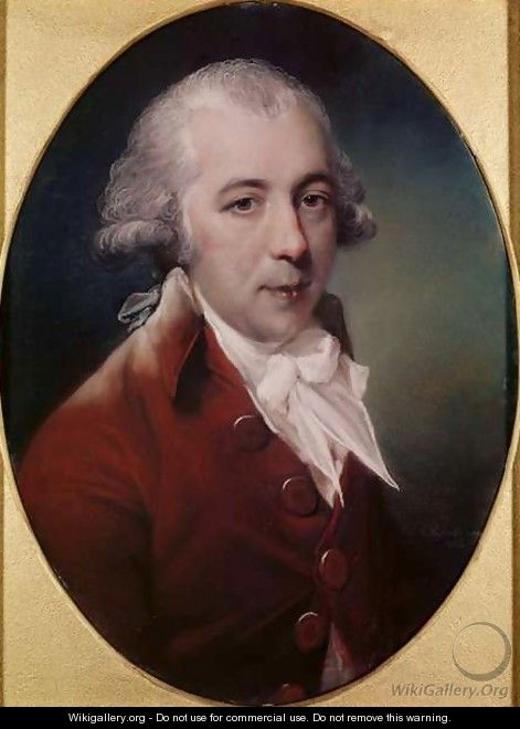 Portrait of Richard Brinsley Sheridan 1751-1816 1788 - John Russell