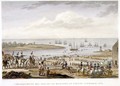 The Embarkation of the English in Holland, 30 November 1799, engraved by Louis Francois Couche 1782-1849 - (after) Swebach, Jacques Francois Joseph