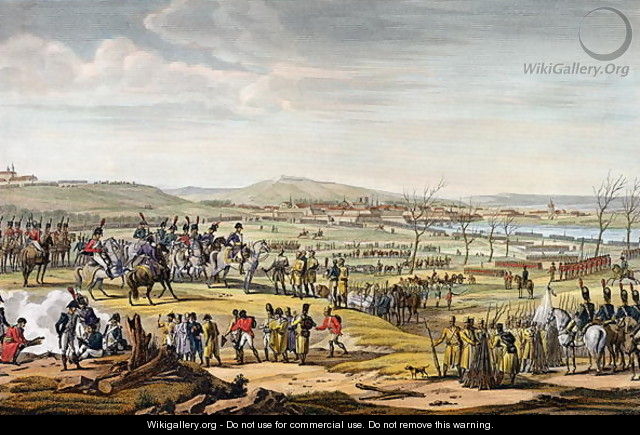 The Capture of Ulm, 17 October 1805, engraved by Louis Francois Couche 1782-1849 - (after) Swebach, Jacques Francois Joseph