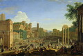 View of the Campo Vaccino in Rome, c.1631 - Herman Van Swanevelt