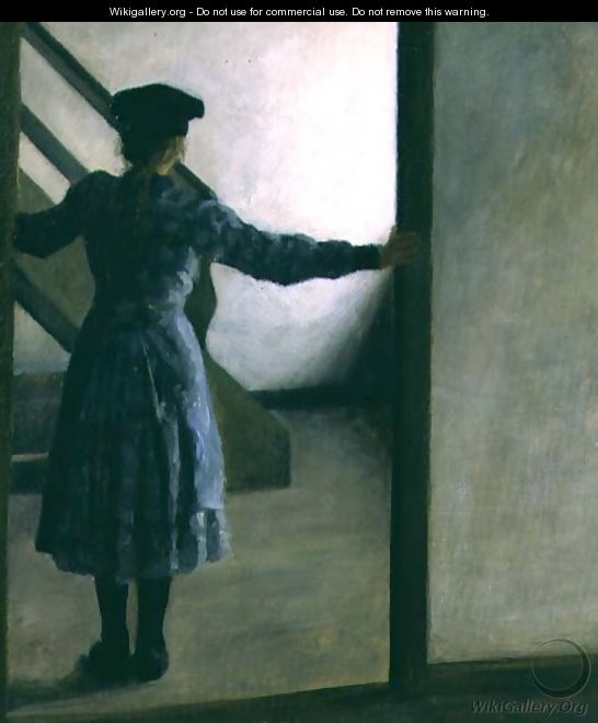 Girl in a Doorway, c.1903 - Sigurd Swane