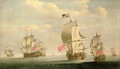 The English Fleet Under Sail - Francis Swaine