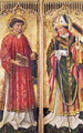 St. Stephen and St. Blaise, from the Altarpiece of Pierre Rup, c.1450 - Anonymous Artist
