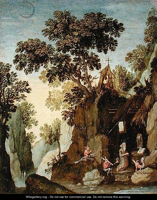 The Temptation of St. Anthony - Maerten Ryckaert